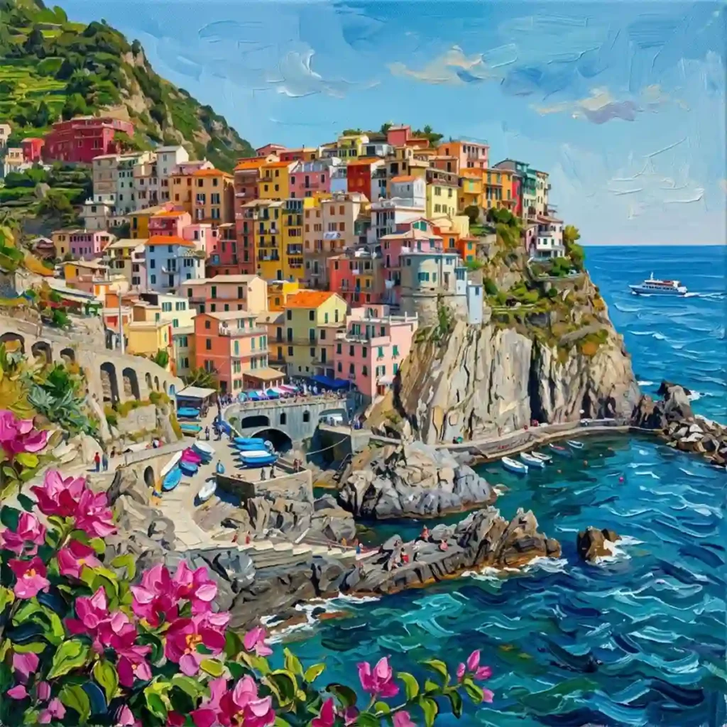 Fotografo di matrimoni alle Cinque Terre, tra le case a picco sul mare di Riomaggiore